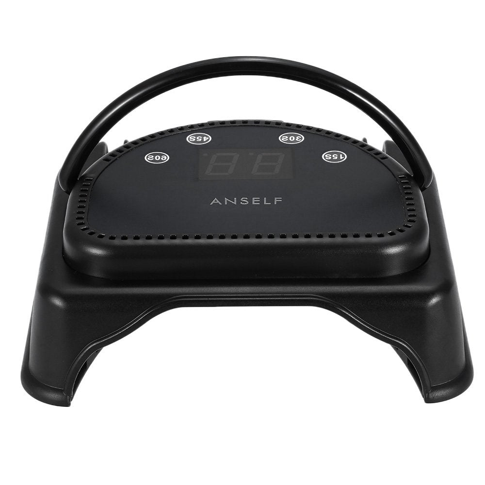 Anself 64W Pro LED Gel Nail Dryer Curing Lamp Nail Polish Machine 110-240V With Lifting Handle Touch Sensor LCD Screen