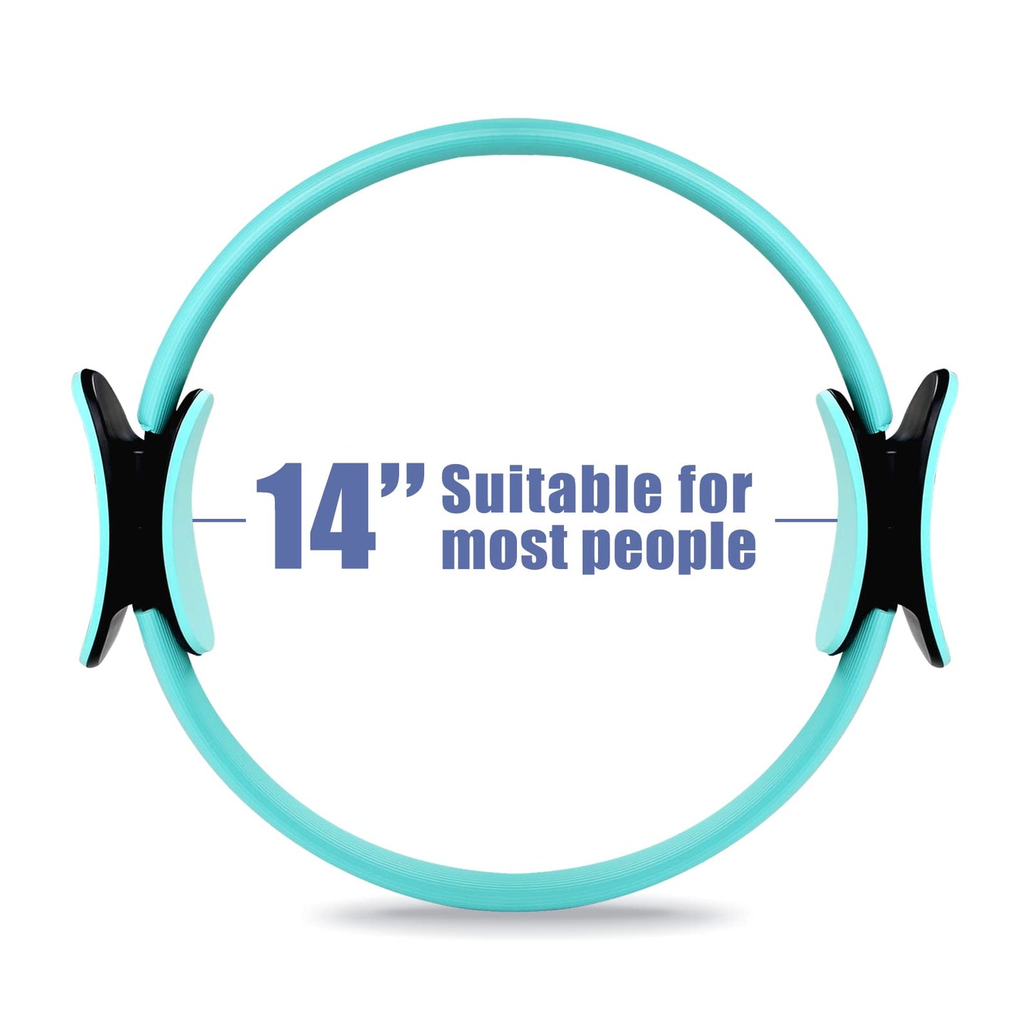 RitFit Pilates Ring Circle - 14 Inch Magic Fitness Circle for Toning Inner & Outer Thighs, Bonus Workout Guide Included