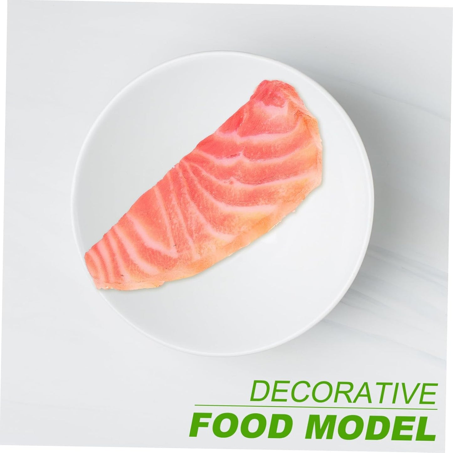 GARIOUANS Fake Salmon Model Realistic PVC Salmon Food Prop for Photography Restaurant Decor and Sushi Plate Display