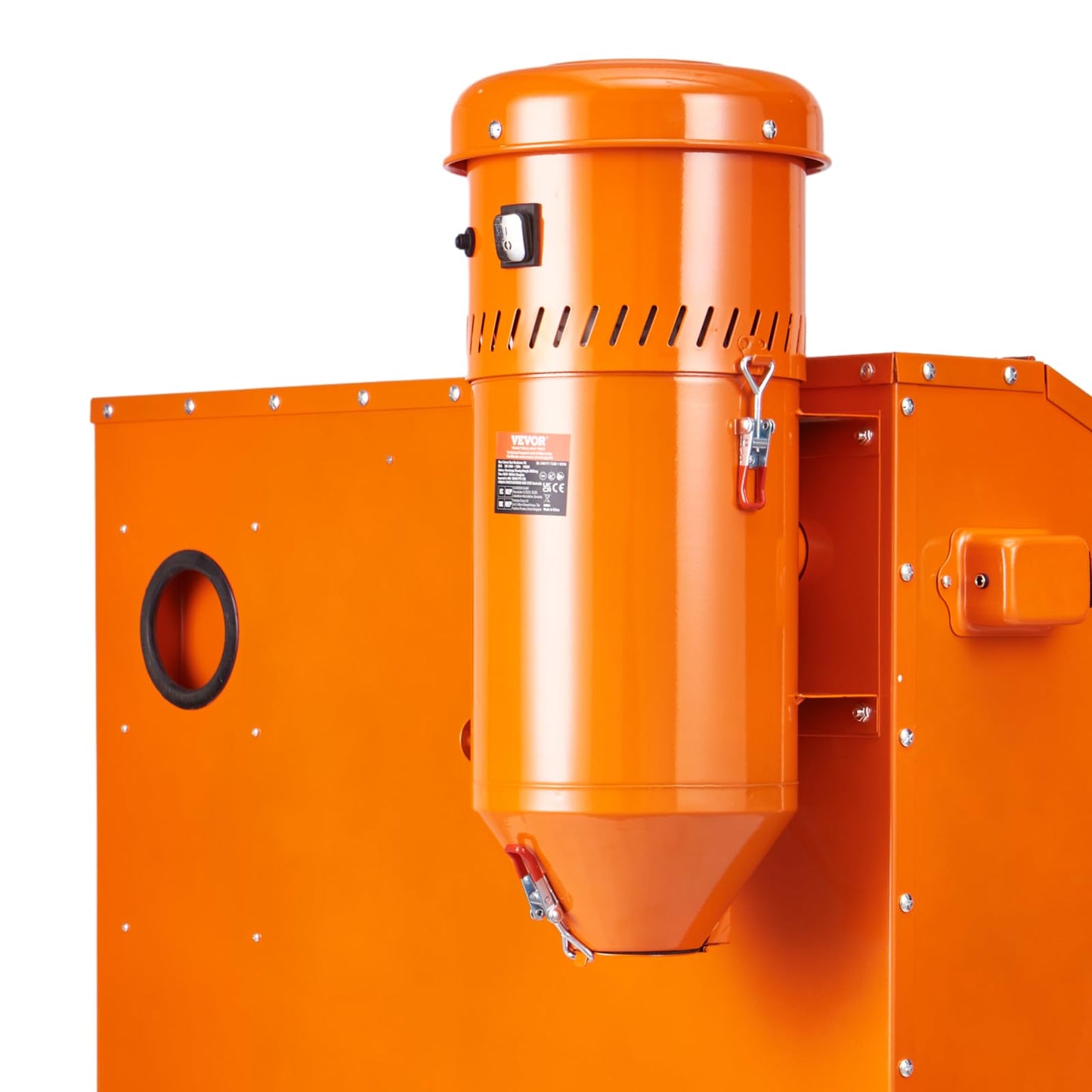 Dust Collection System: 1.6-HP Dust Collector Media Reclaimer with 1.8 Gallon Capacity - Universal Fit for Sandblaster Cabinets and Media Blasters