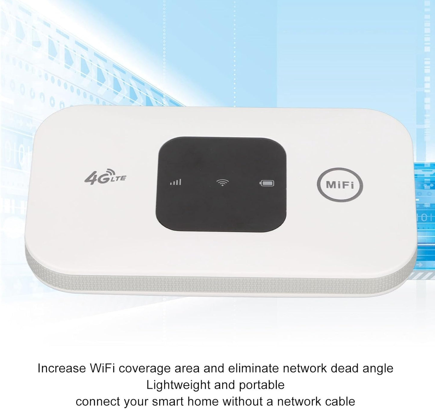 Ejoyous 150Mbps 4G 8 10 Portable Internet Hotspot, High Speed SIM Card Strong Coverage SIM Card Router Travel Hotspot