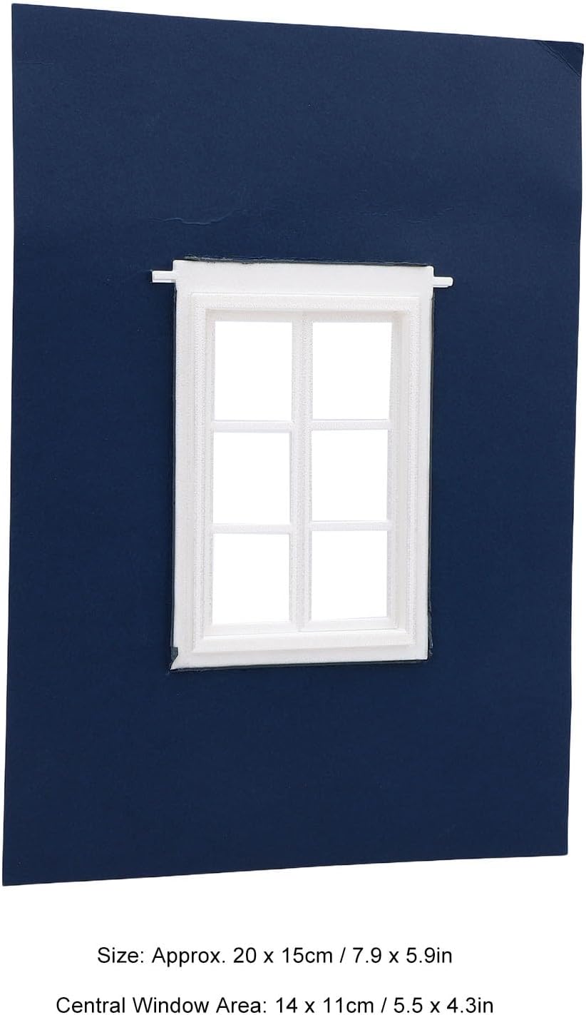 Aqur2020 20x15cm 14x11cm Window View Photography Prop, Creative Frame Tool with Opening for Landscape Travel City Photo