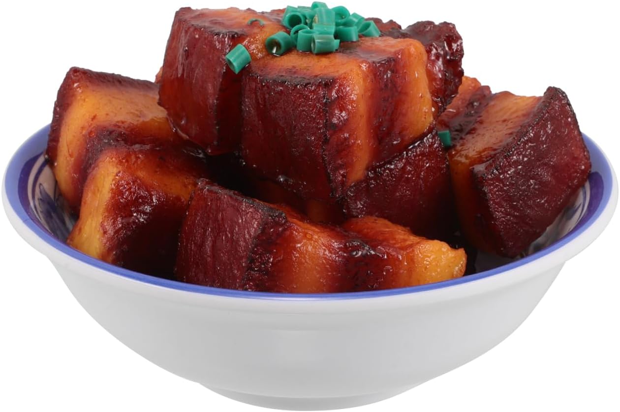 5.11 Inch YARNOW Fake Braised Pork Belly Realistic Simulated Food Model for Photography Props Restaurant Display