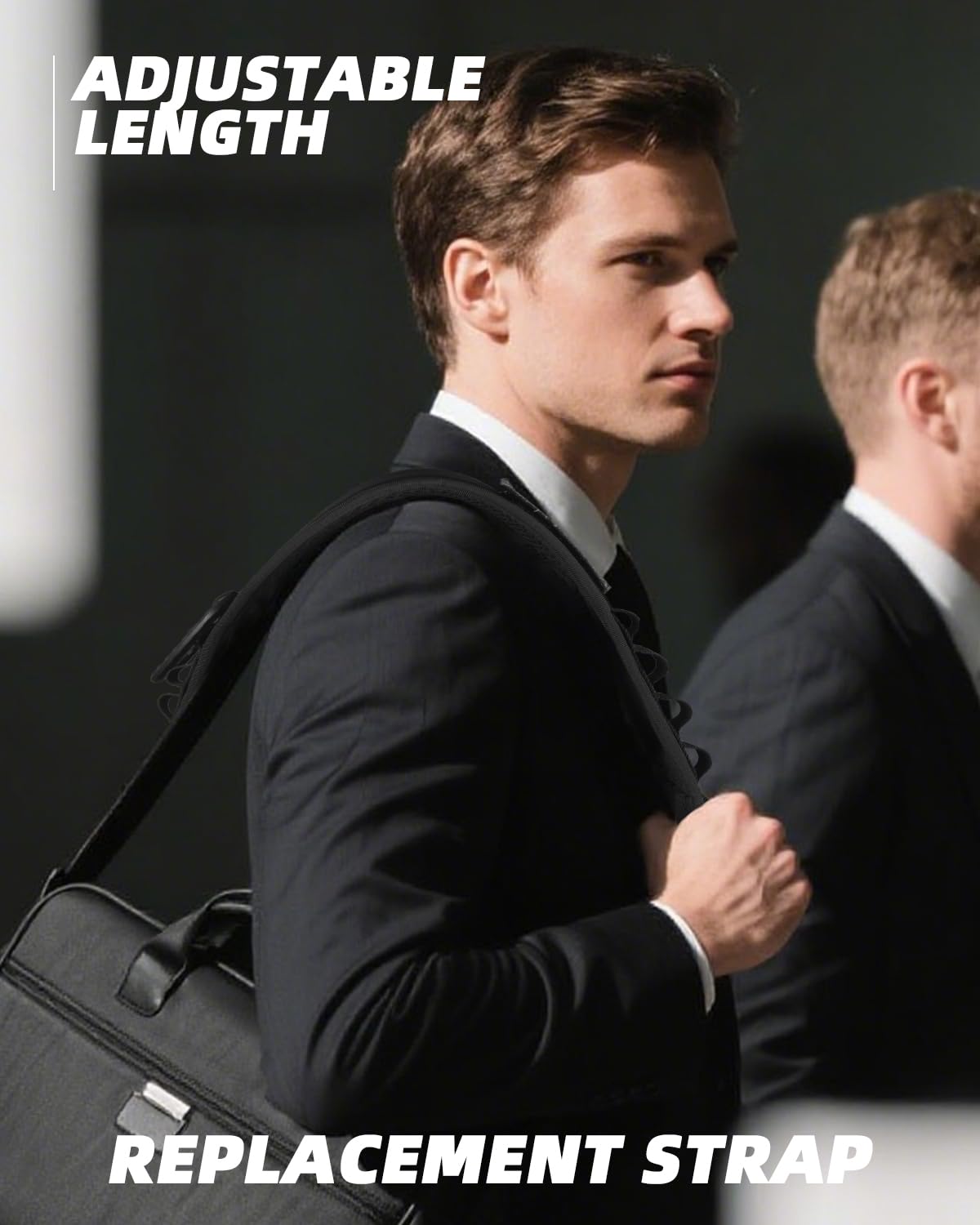 AMYIPO 65" Replacement Shoulder Strap, Universal Laptop Adjustable Length Neoprene Padded Bag Strap