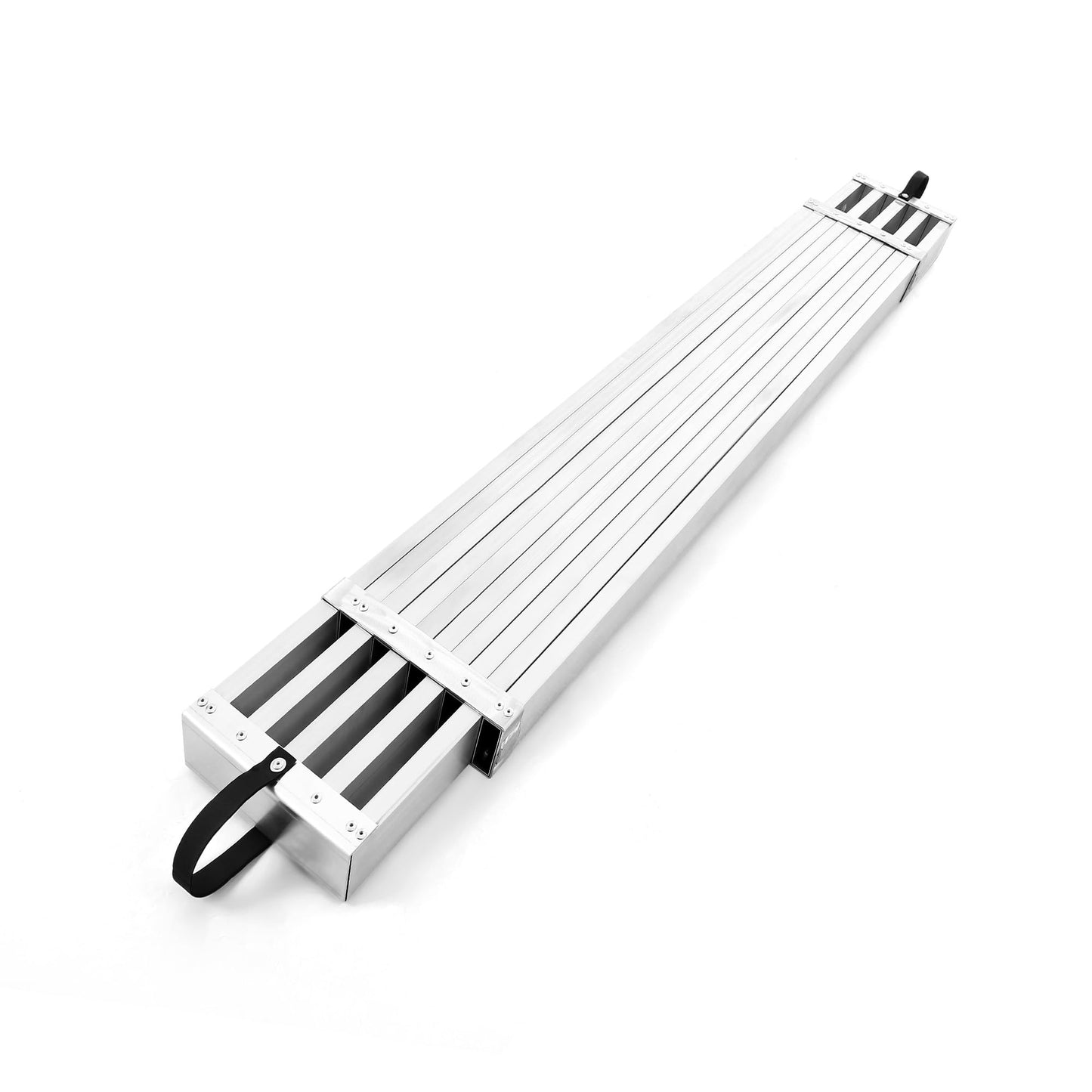 Garvee 6-9FT Aluminum Telescoping Work Plank, 12.5 inch Width Extension Plank, 440Lbs Capacity Extension Boards, Adjustable Scaffolding Plank with Skid-Proof Platform Scaffold Ladder Accessory