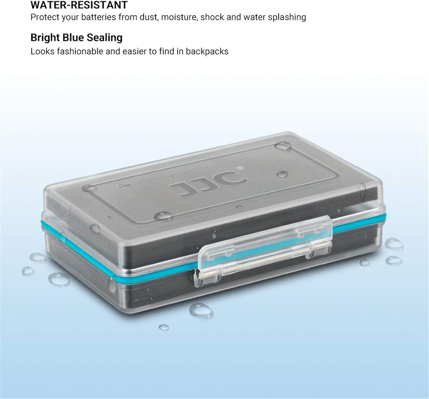 18650 6 18650 JJC Battery Case, Shockproof & Water-resistant Battery Storage Holder for x Battery, PC Shell Easy