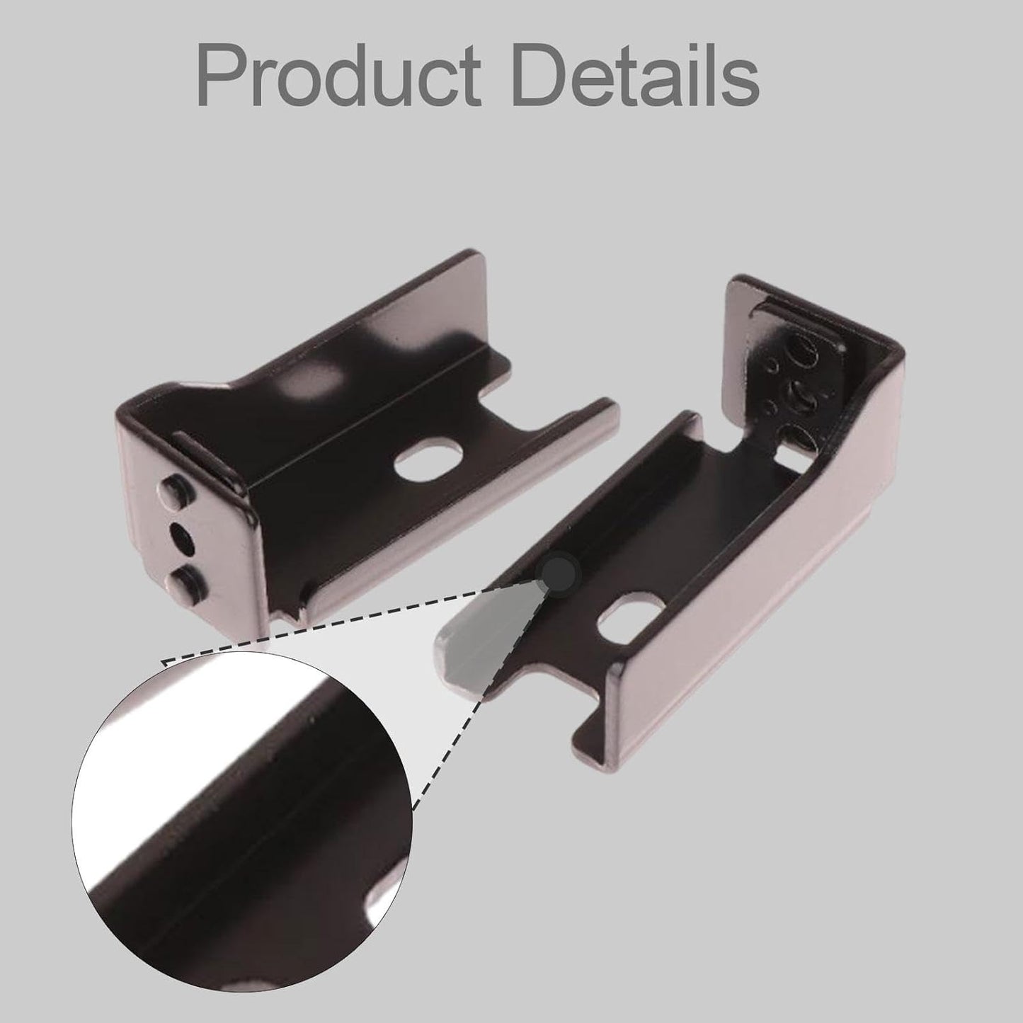 LeeQinersw TV Stand Metal Replacement Base Brackets Mounting Kit Stable Support Easy Installation Cart Suitable