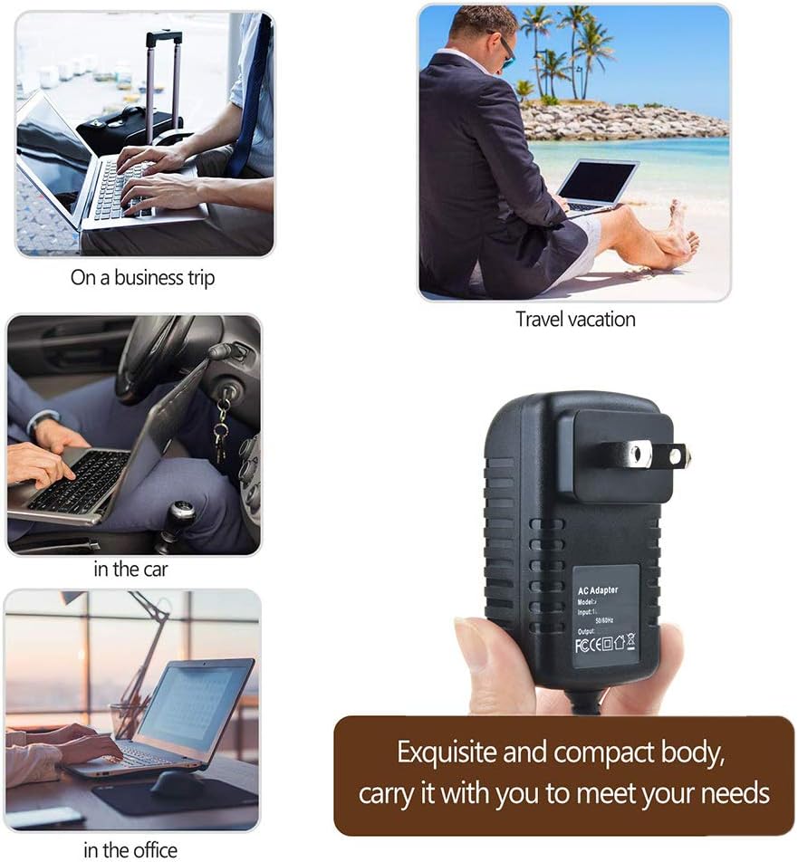 SupplySource AC/DC Adapter for Ohuhu Shiatsu Neck Back Massager Kneading Massage Therapy Power Supply Cord Cable PS