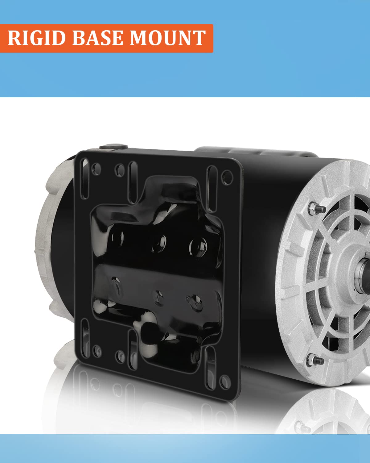 5 HP Air Compressor Motor Single Phase Electric Motor, 7/8" Shaft Diameter, CCW 60HZ, 3450RPM, 208V-230V