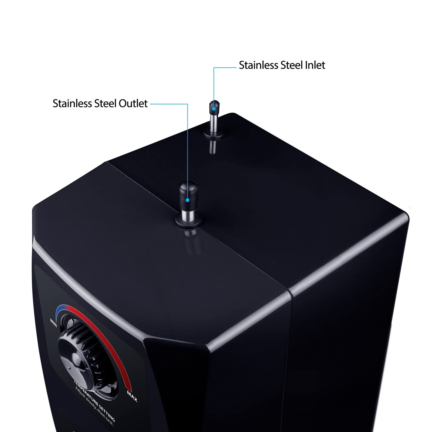 American Standard ASH-110 Hot Water Dispenser, Includes Polished Chrome Dual Handle Water Faucet 780 Watts, 110v