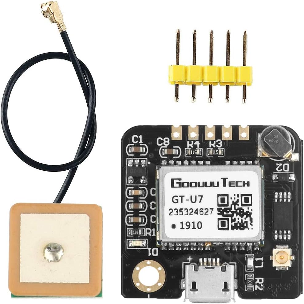 Doudou et Compagnie 2pcs GT-U7 NEO-6M, STM32, Doudou GPS Module, High Sensitivity, Low Power Consumption, Compatible