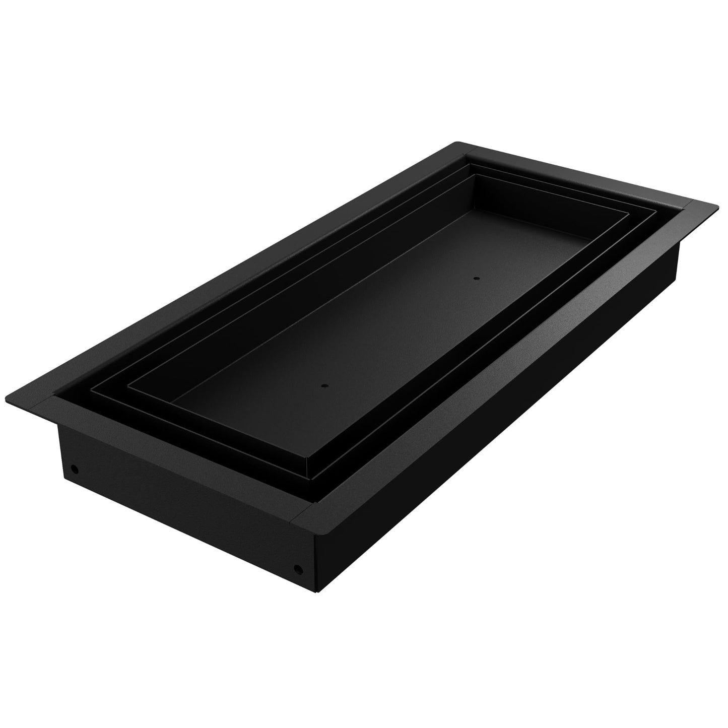 Fittes Framed Floor Vent [Luxe+], Steel HVAC Air Return Register Cover, Customizable Adjustable Increased Airflow Solution for Home Floor, 15-Min DIY Install, Damper Included – 6"x14" – Matte Black