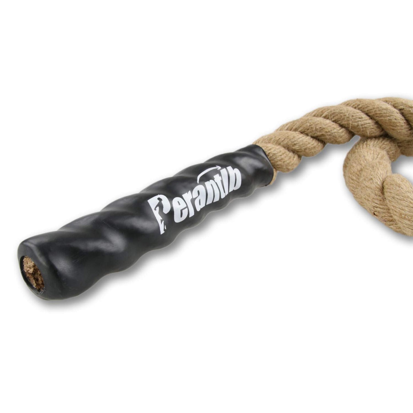 Perantlb Outdoor Climbing Rope for Fitness and Strength Training, Workout Gym Climbing Rope, 1.5'' in Diameter, with Hook, Length 20 Feet
