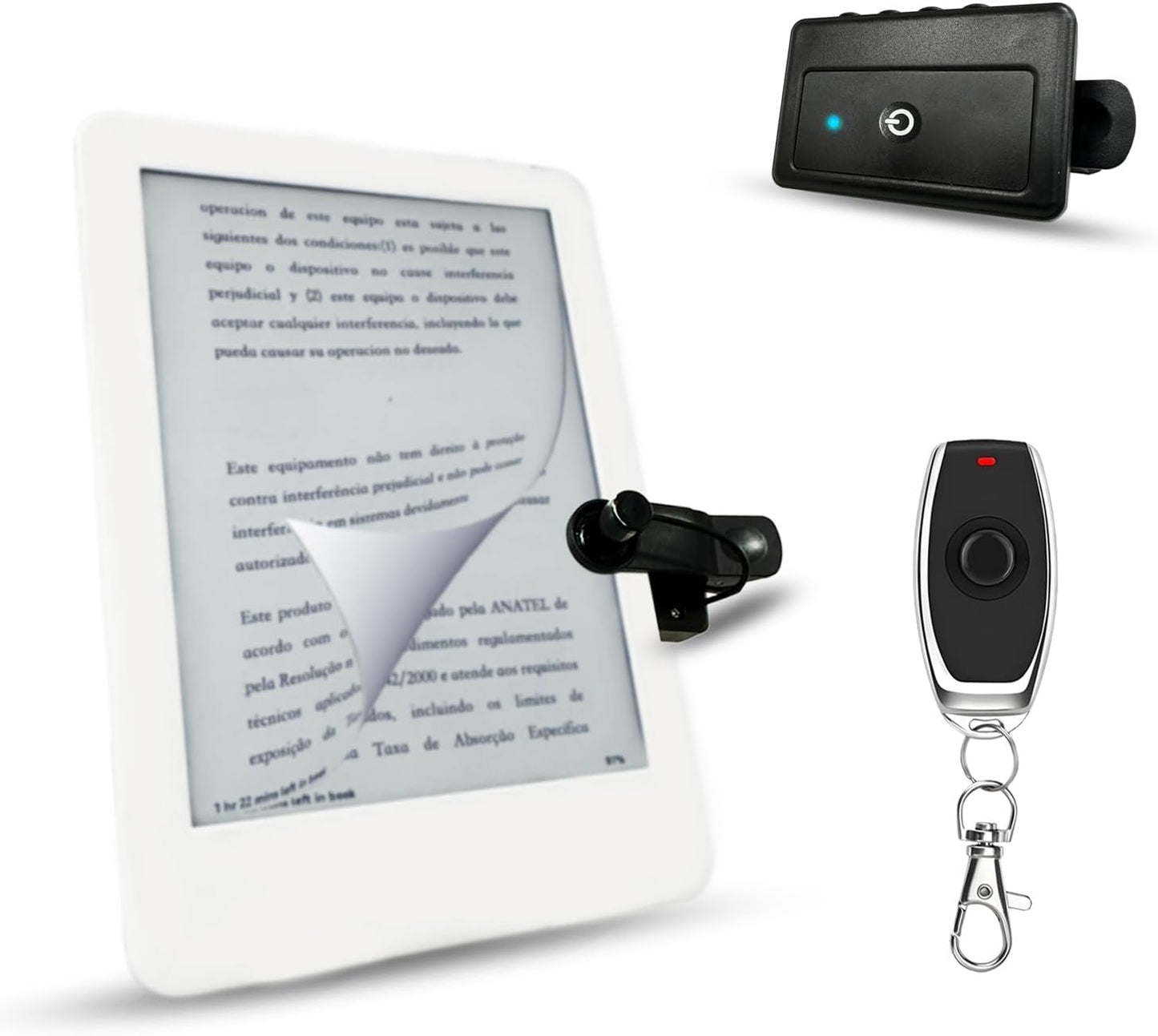 MuagoChic Remote Control Page Turner for Kindle Reading-Remotely Click Page Turner for iPhone.iPad,Taking Photos