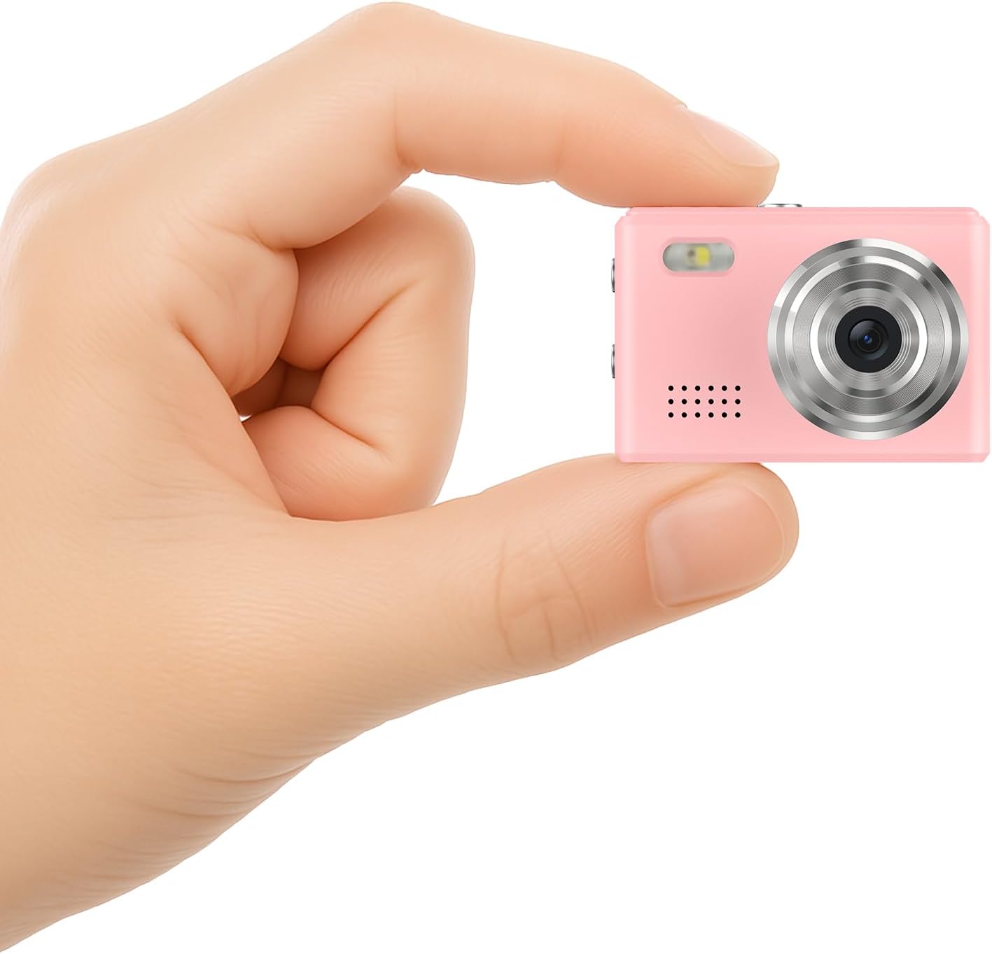 Dienspeak 1080P 64GB 0.96" Mini Camera HD Video Recorder Keychain Digital Camcorder with Card, HD Display, Long Battery