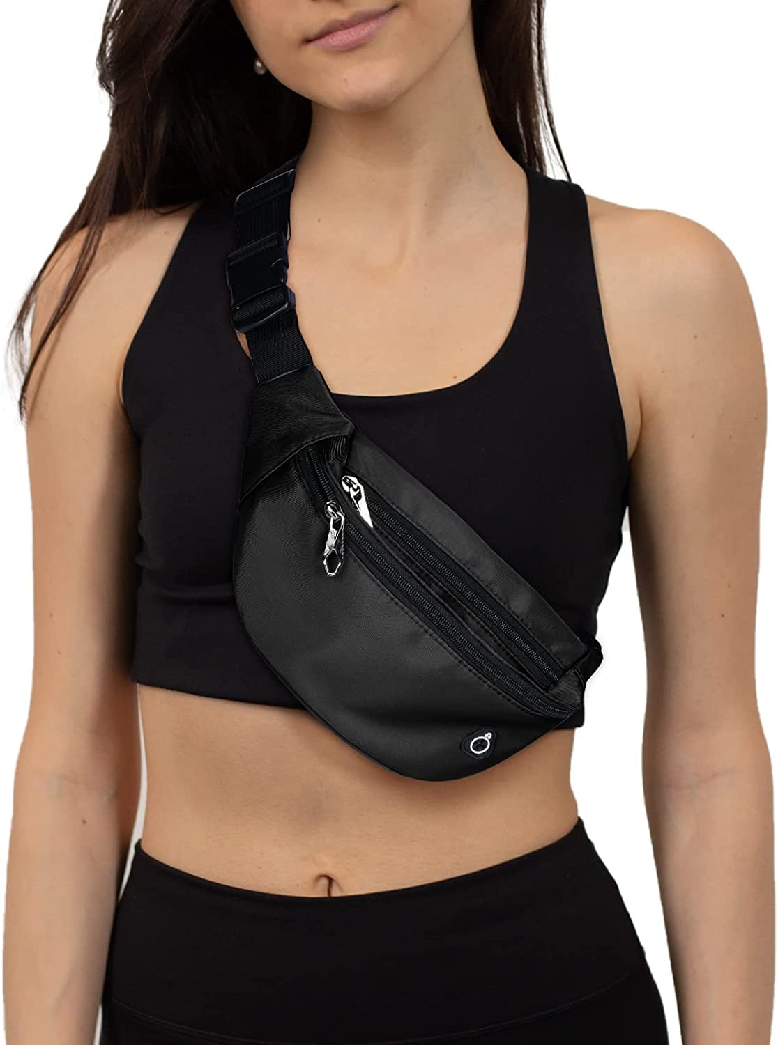 Fanny Packs for Men and Women, Waterproof Sports Waist Pack Bag for Travel Hiking Running Hands-free Wallets, Easy Carry Any Phone