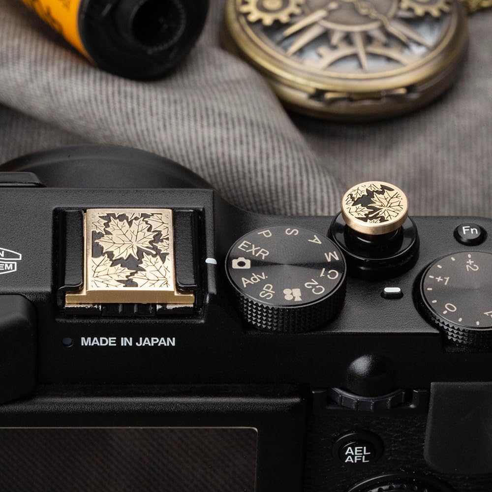 X-T5 X-T4 X-T3 X-T30 X-T20 X100VI X100V X100 X-PRO3 X-PRO2 X-S20 X-S10 Set) Leaf Camera hot Shoe Cover and Camera