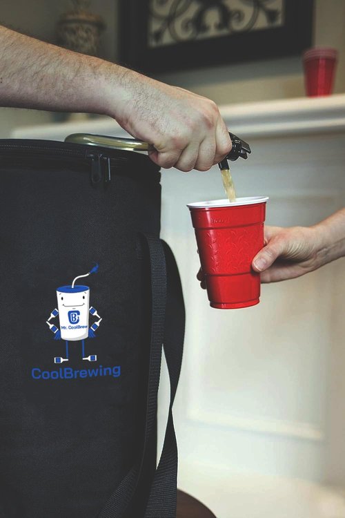 Keg Cooler. Beer Cooler for 2.5 Gallon Keg, Corny and Cornelius Kegs from Cool Brewing. CoolBrewMini