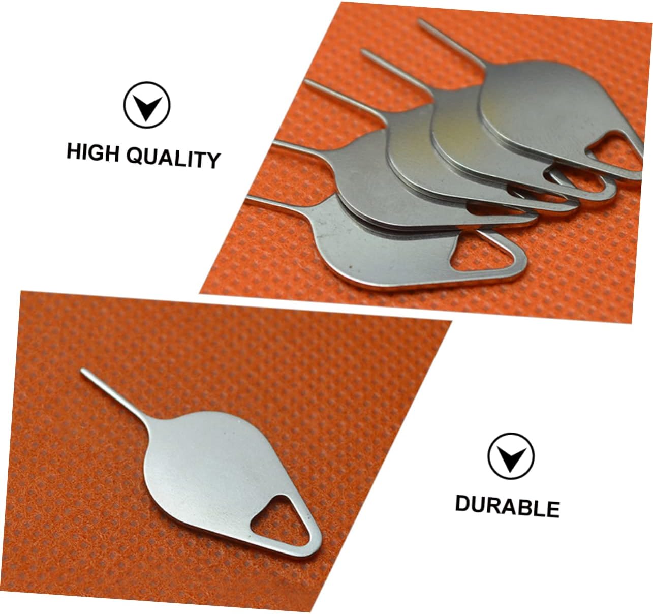 300pcs Veemoon Sim Cards Ejector Kit Eject Pin Tools for Tray Removal Sim Card Tool Made of Material