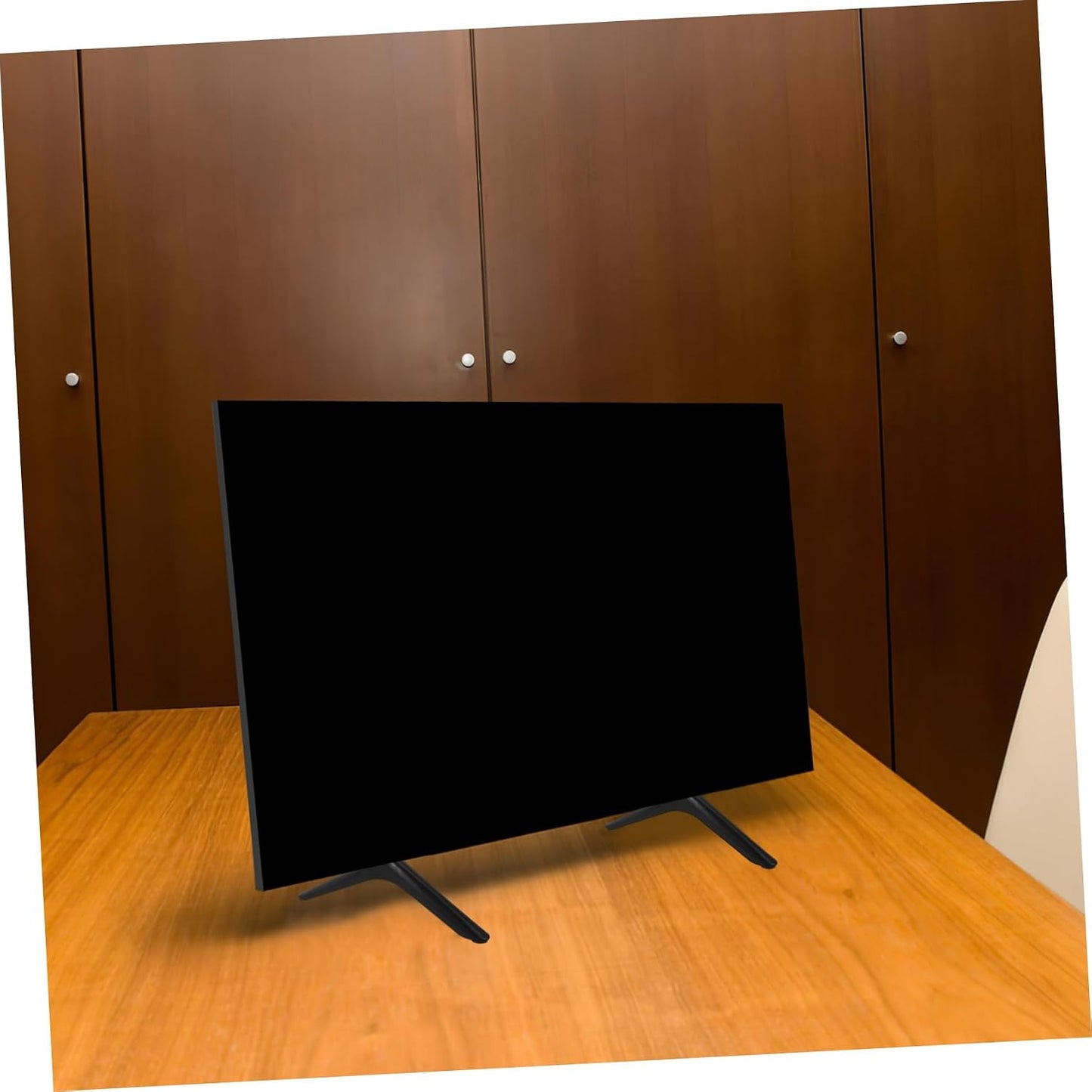 MOBUTOFU 1set Setup Tv Stand Base Bracket Support for Flat Screen Televisions Stable Design Craftsmanship Easy