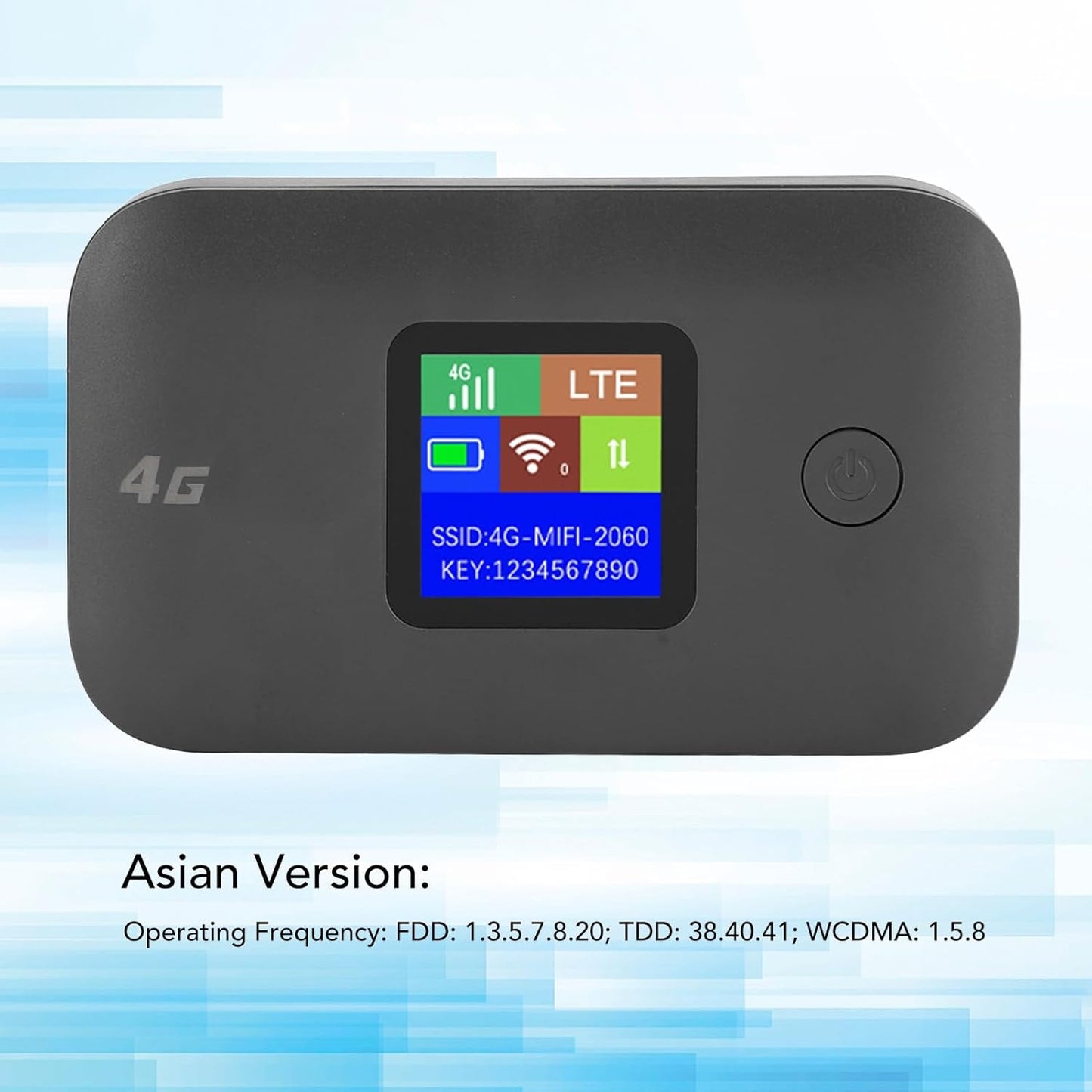 ciciglow 4G 8-10 3000mAh LTE Portable Router, Mobile Hotspot with SIM Card Slot, Supports Users Stable Battery, Made