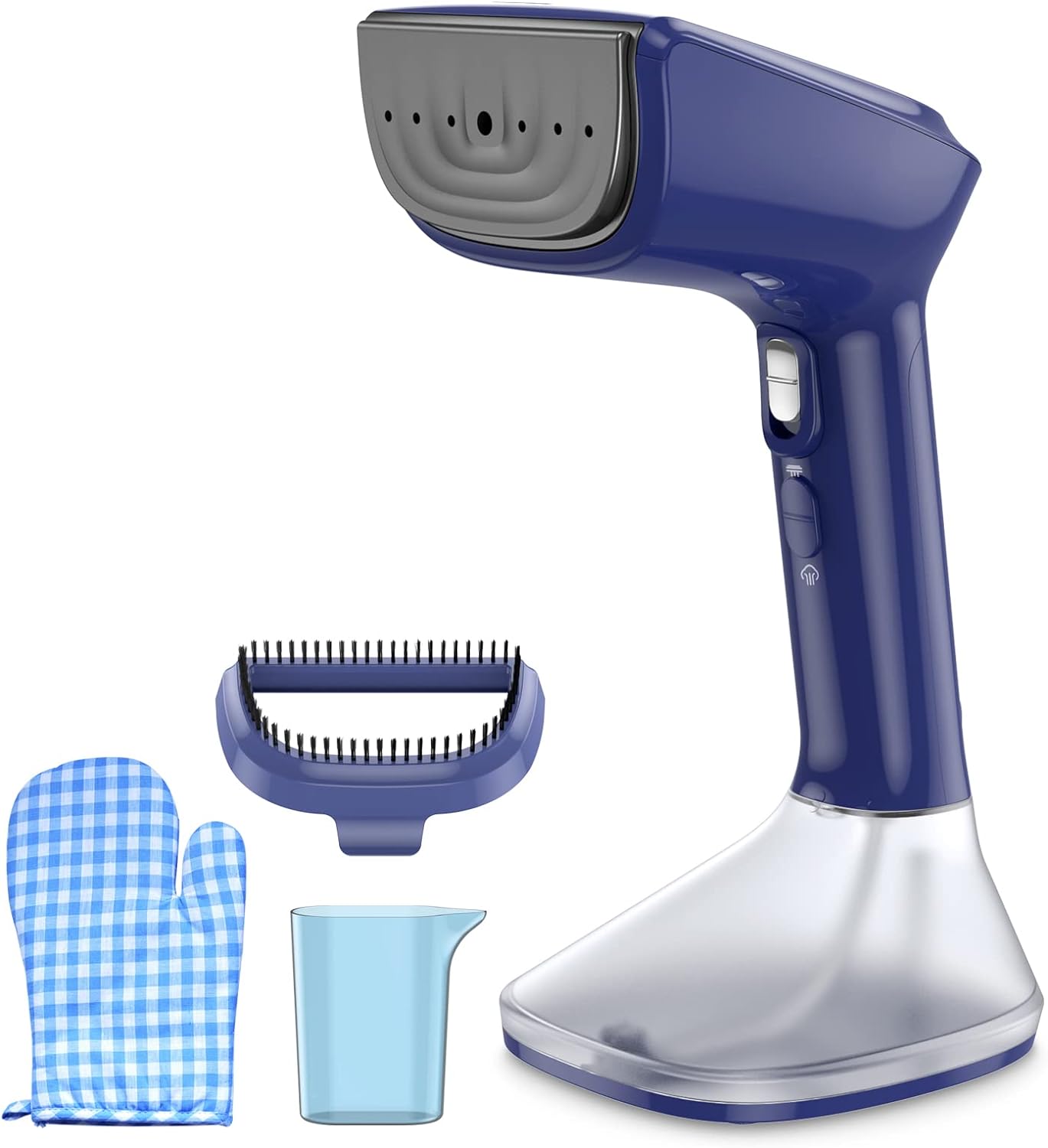 Skiennix Steamer for Clothes - 1800W Powerful Steam, Fast 20-Second Heat-Up, Detachable Tank | Blue