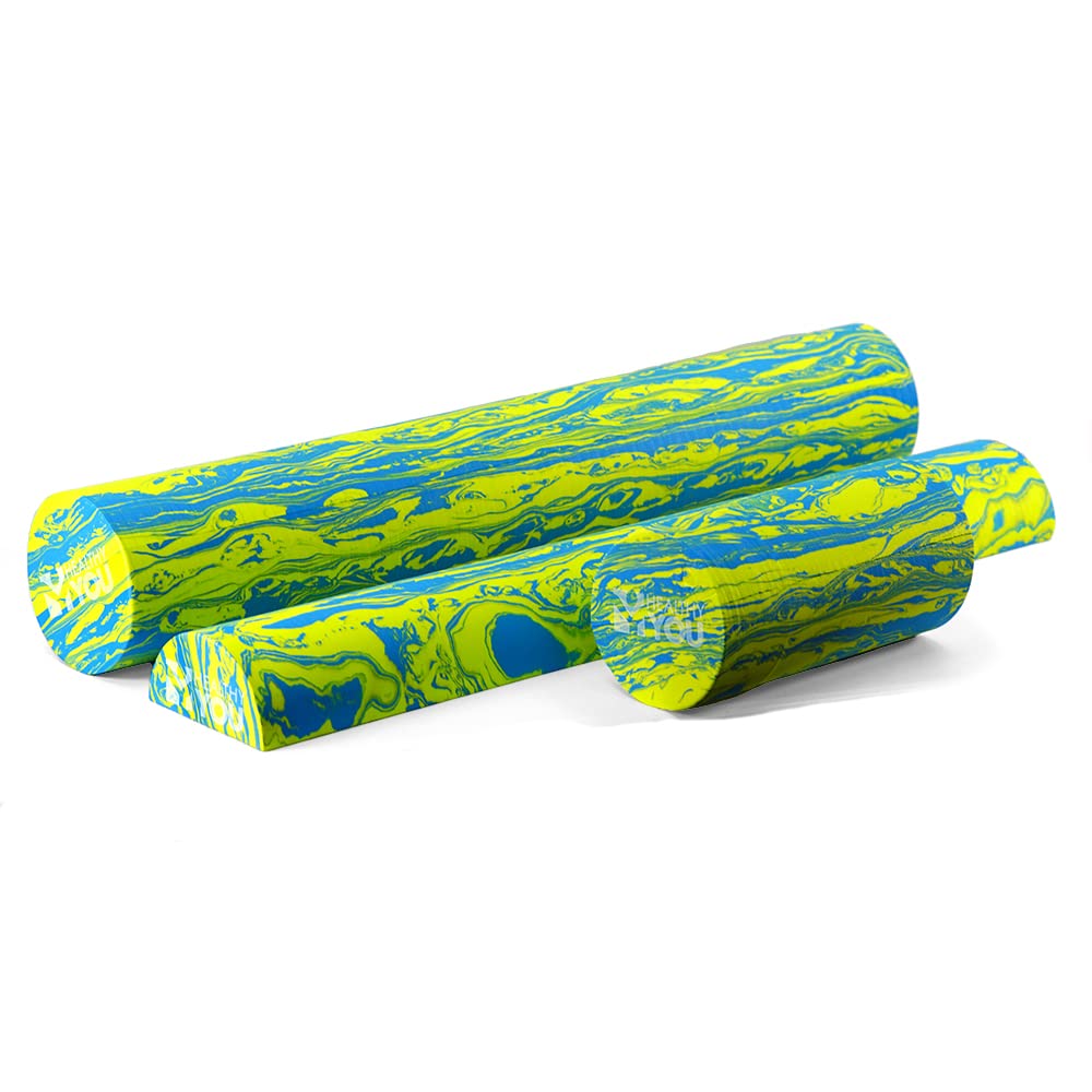 Healthy You Low Density Soft/Medium Foam Physical Therapy Roller (12" Full Round)