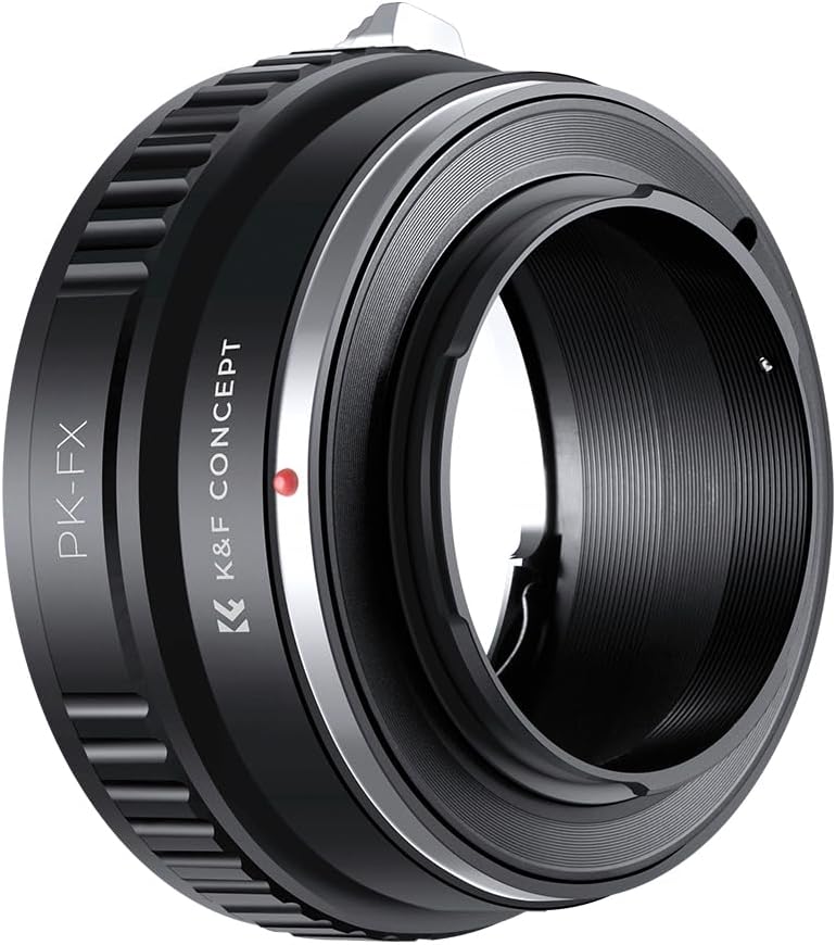 K&F CONCEPT X-Pro1 X-E1 X-M1 Lens Mount Adapter Pentax PK Lens to Fuji FX Mount Camera Adapter Fits