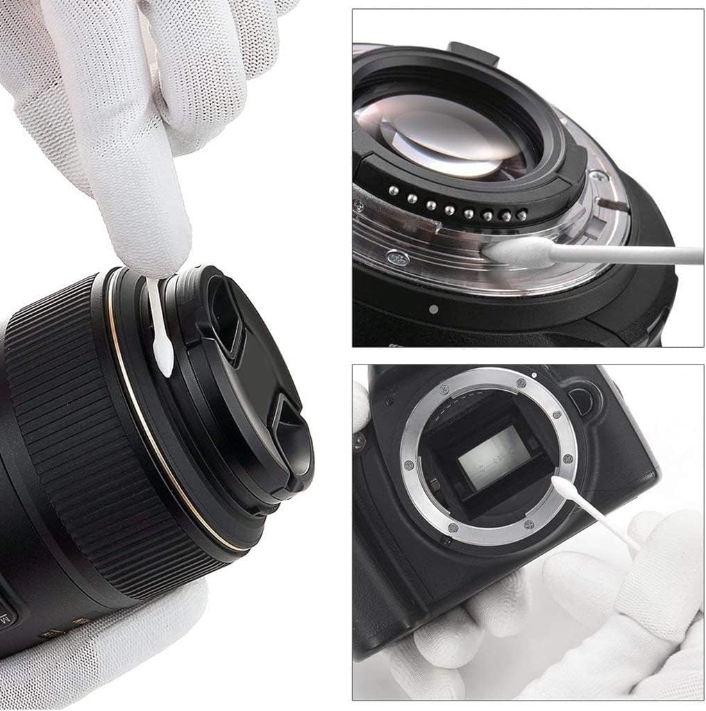 SZYDD 11Pcs DSLR Lens Camera Detail Tools with Storage Box Lens Cloth Wet Wipes Camera Care Supply