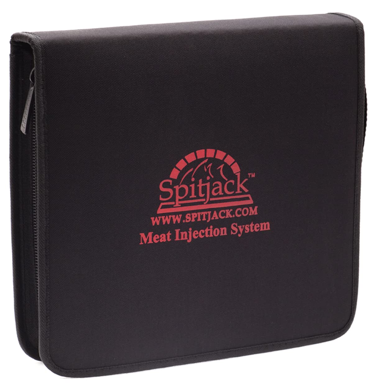 SpitJack Meat Injector Gun for Brisket, Turkey & BBQ - Made in USA Professional Heavy Duty Marinade Injector with 4 Stainless Steel Needles, 50ml Capacity, Repairable Competition BBQ Tool