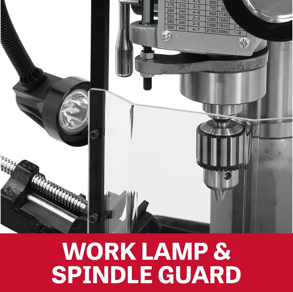 JET 15-Inch Mill Drill Machine, 1 HP, 115/230V 1Ph (Model JMD-15)