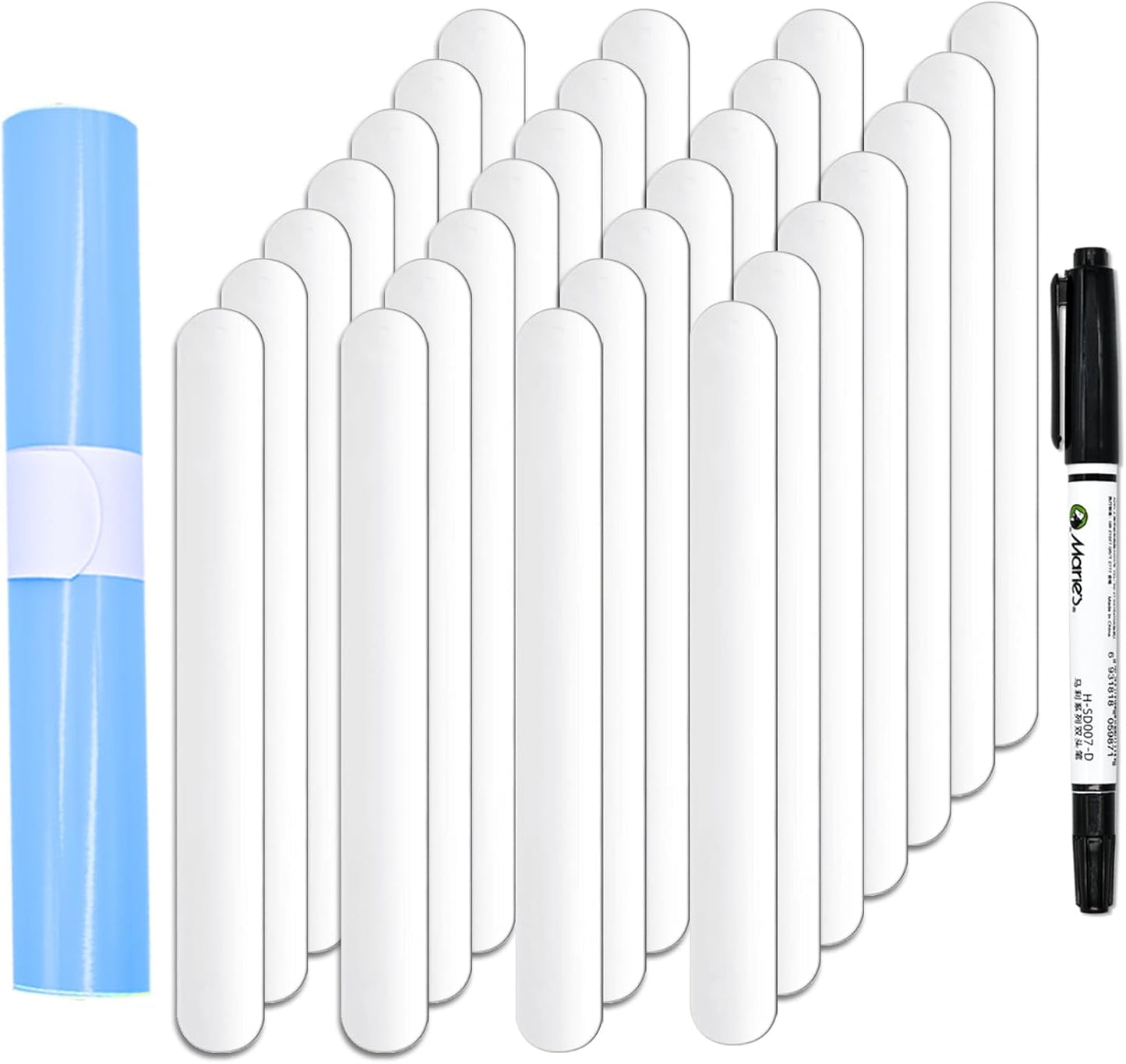 Skiennix Vinyl Roll Holders - 50 Pcs Storage Solution for Craft Room & DIY Projects