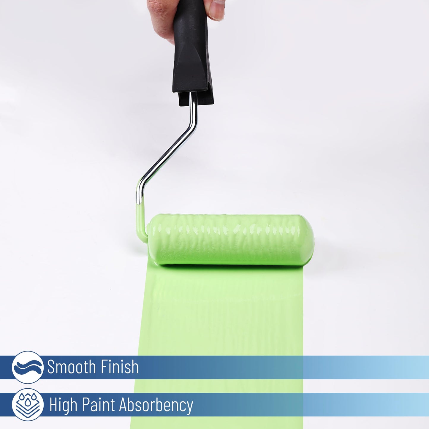 Bates- Foam Paint Roller Covers, 4 Inch, 30 Pack, Paint Roller 4 Inch, High Density Foam Roller Paint Covers, 4 Inch Paint Roller, Paint Rollers 4 Inch, Foam Paint Roller 4 Inch Foam Roller