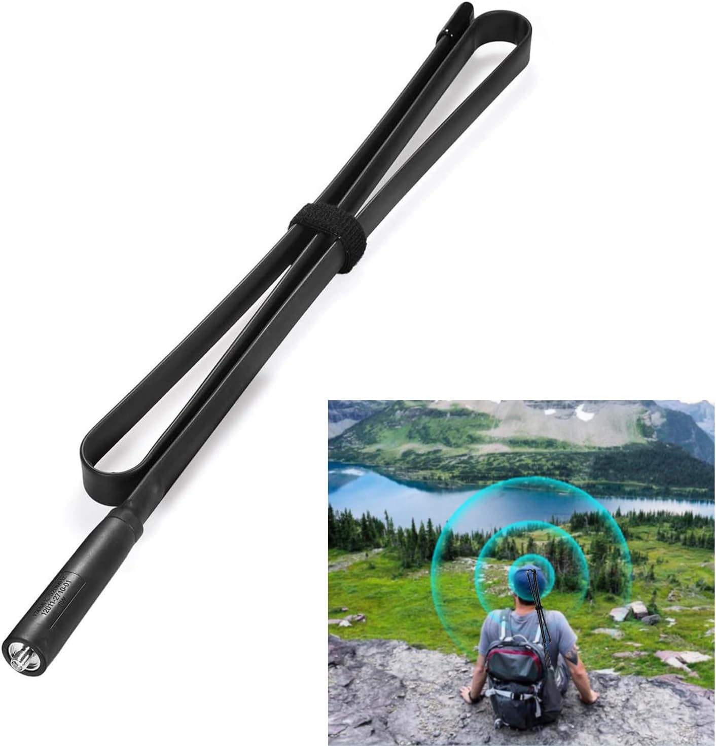 BINGFU 136-520MHz 42.5 inch BF-F8HP UV-5R UV-82 BF-888S GT-3 Dual Band VHF UHF Foldable CS Tactical SMA Female Ham