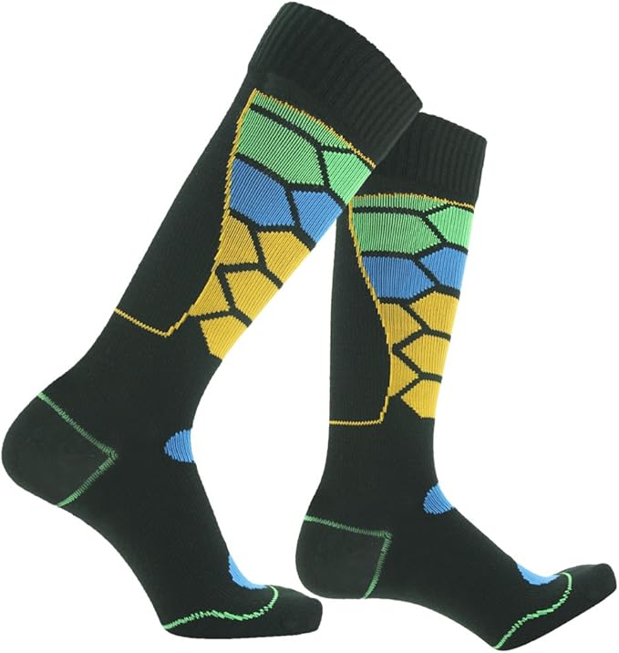 RANDY SUN Waterproof Skiing Socks, [SGS Certified] Unisex Knee High Breathable Hiking Trekking Sock 1 Pair