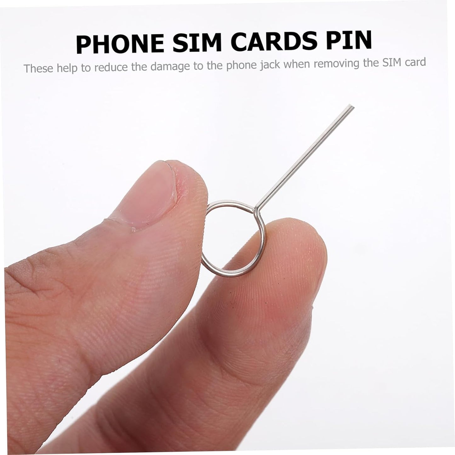 1000pcs Housoutil Sim Ejector Pins for Mobile Phones Sim Card Remover Tool Durable Needle Opener for and More Easy