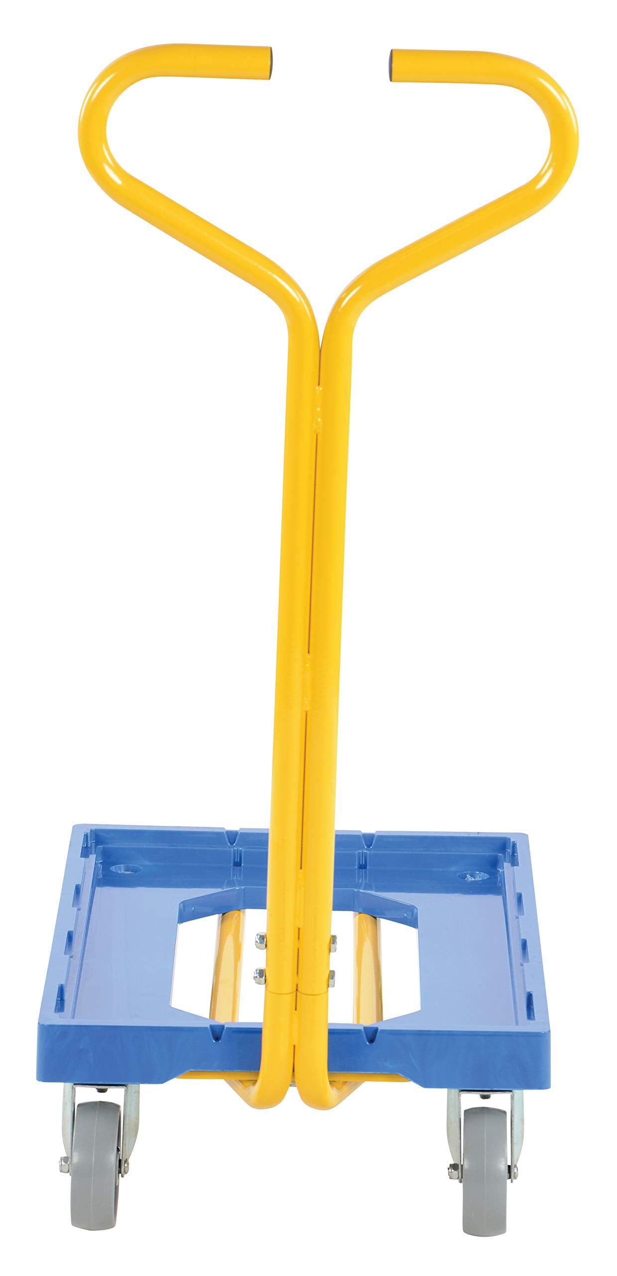 Vestil PDH-1624 Polyethylene Dolly with Handle 24-1/2 In. x 16 In. x 37-1/2 In. 500 Lb. Capacity Blue