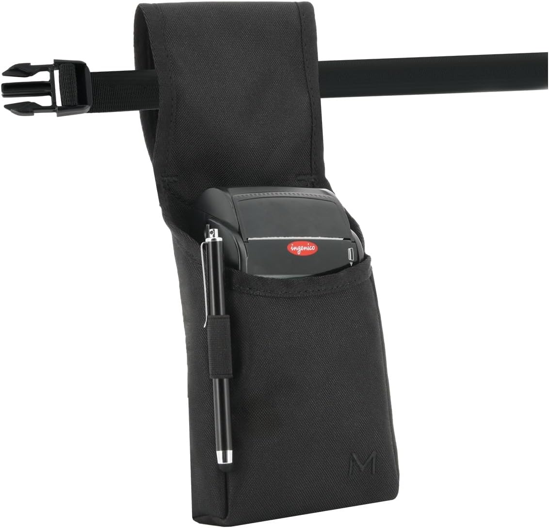 11 27 5 cm MOBILIS Holster for POS Card Reader with Belt Universal Case for Payment Terminals & Mobile Scanners, Device