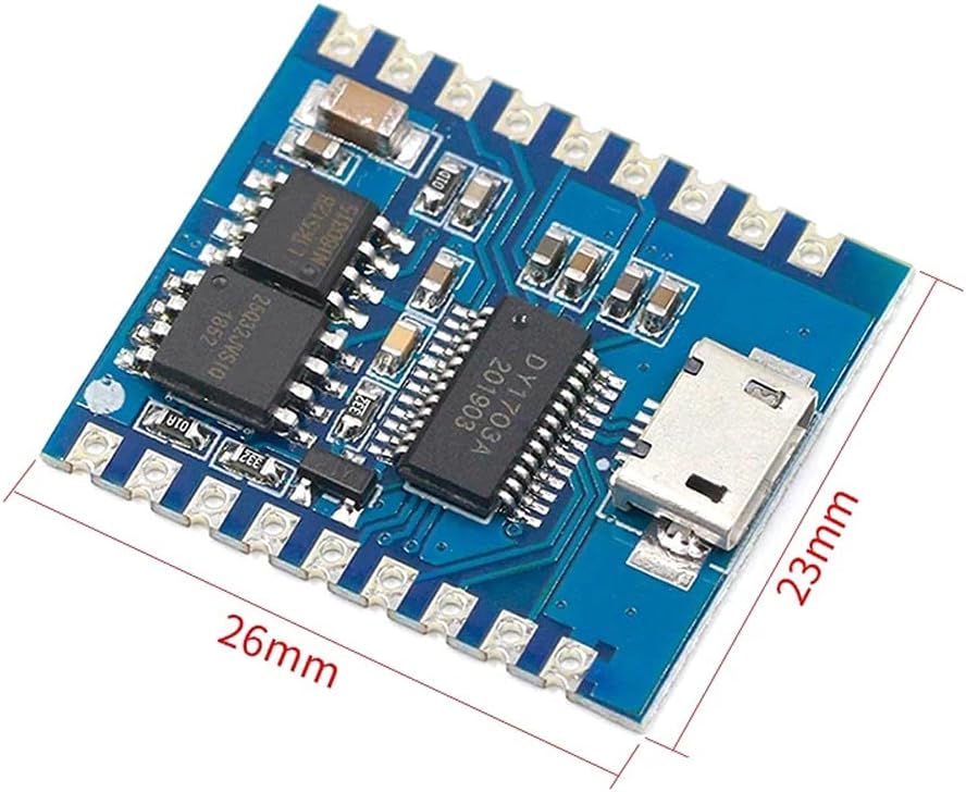 Rakstore DY-SV17F MP3 4MB Voice Playback Module Player Module Flash Voice Module IO Trigger Serial Port Control USB