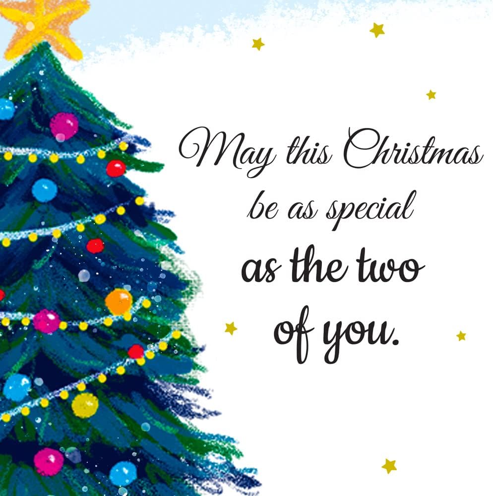 Prime Greetings Christmas Card - Eco-Friendly Design for Sister & Brother-in-Law | 5in x 7.75in, Thick Card Stock