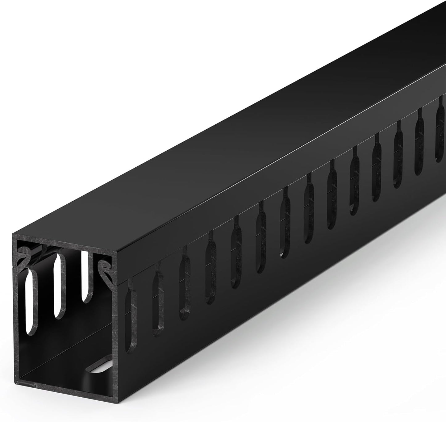 ZhiYo H1.6 W1.2in 6.6ft (2xL3.3ft) x Cable Raceway, Server Rack Cable Management Under Desk Cord Organizer, Electrical