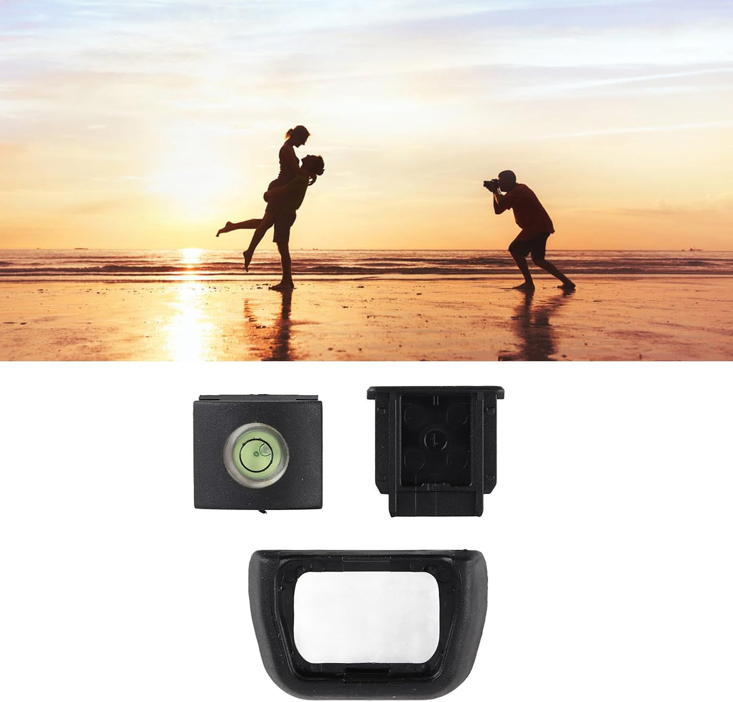 LAISANIM A6000 A6100 A6300 A5000 Camera Eyepiece Cover Viewfinder Eyecup with Level Tool & Cold Shoe Cover