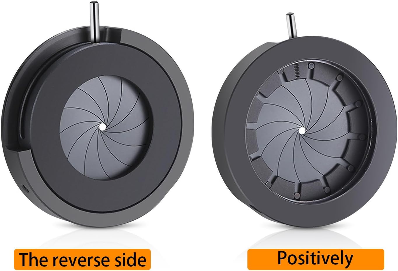 FotoAene M4 Microscope(SK23+M4) Microscope Adjustable Iris with Threaded Port Aperture Diaphragm Aperture Adjustable