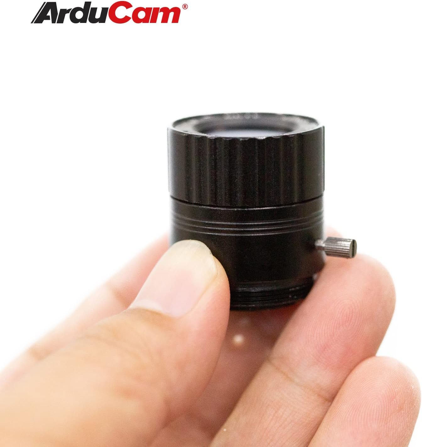 Arducam 6mm Lens for Raspberry Pi HQ Camera, Wide Angle CS-Mount Lens, Focal Length with Manual Focus