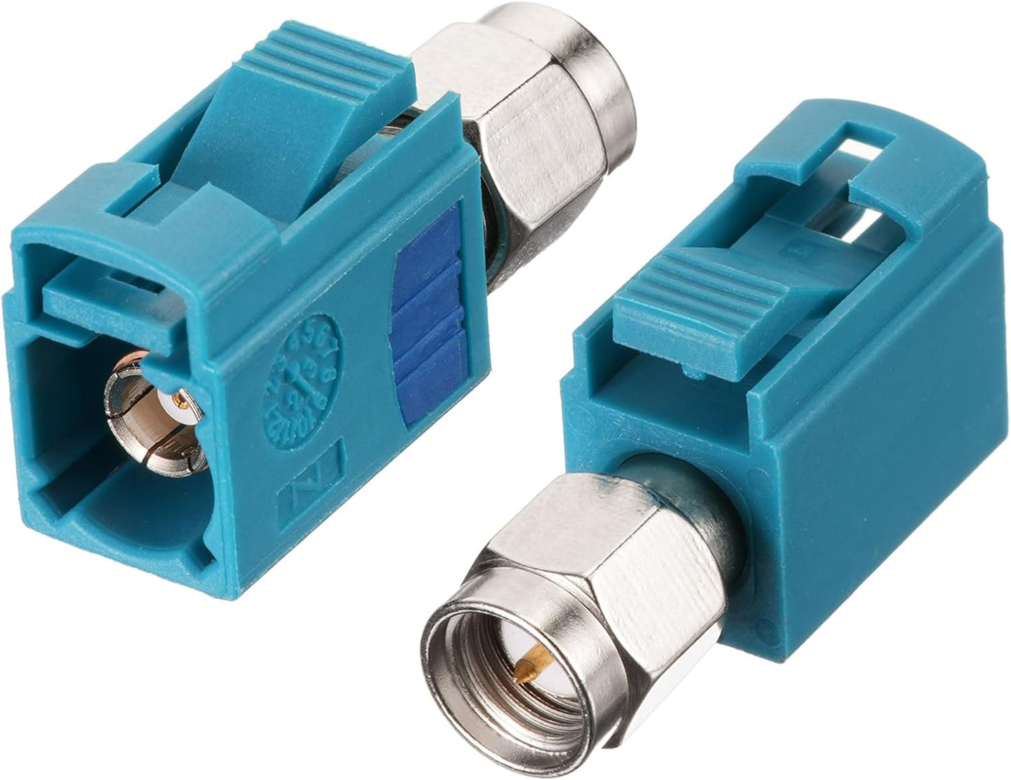 Superbat 2Pcs,Vehicle 4G Fakra Z Female to SMA Male Adapter Antenna Adapter Connector for GPS Navigation Satellite