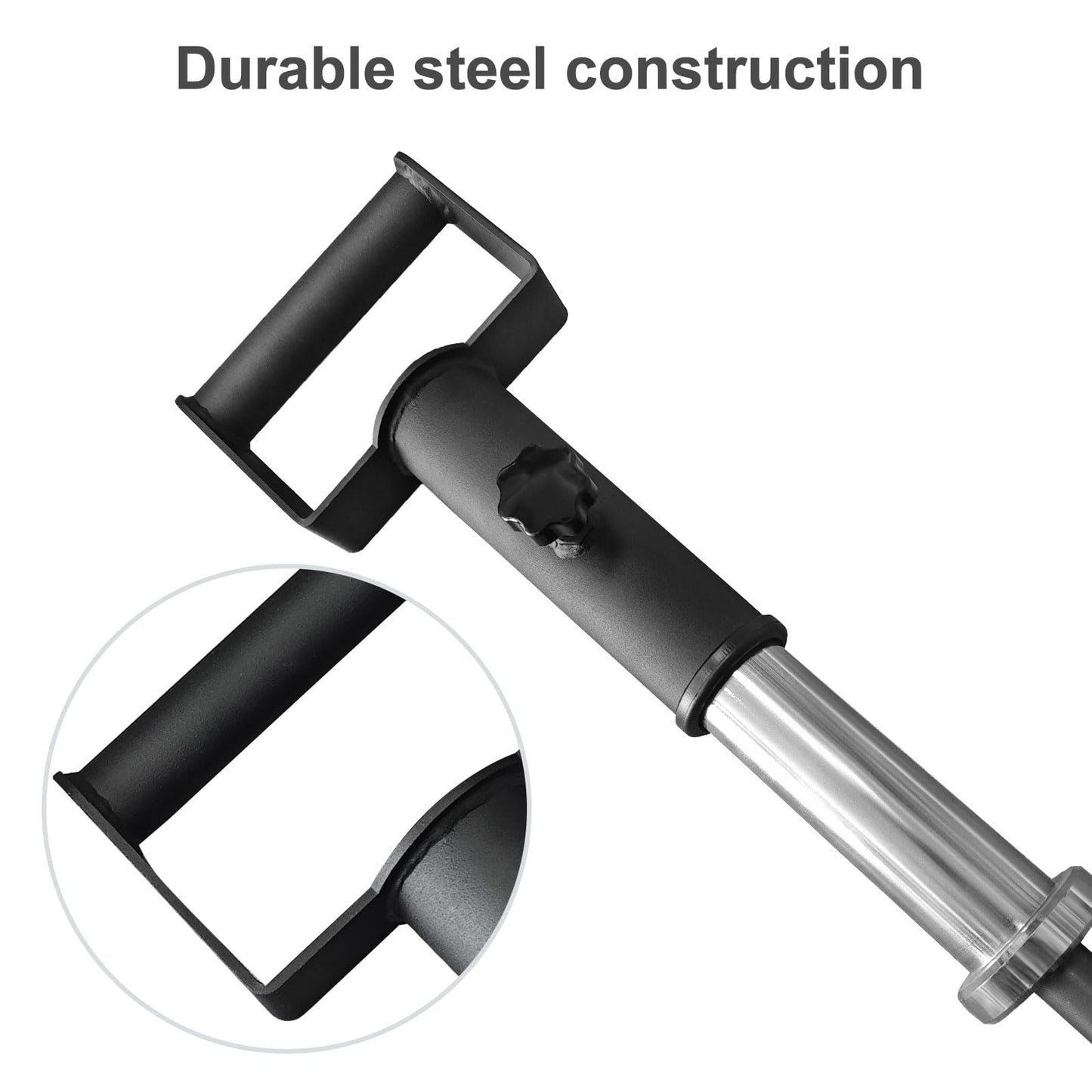 powerfeng Viking Press Landmine Handle Attachment: T-bar Row Attachment for 2-Inch Olympic Barbell Home Gym Equipment