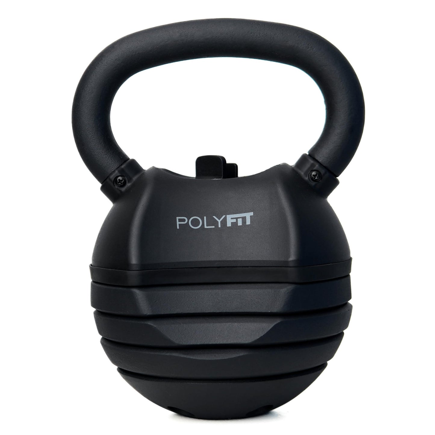 Polyfit Adjustable Kettlebell Set | 30/40/50 lbs | Kettlebell Weights for Home Gym (BLACK - 40 LB)
