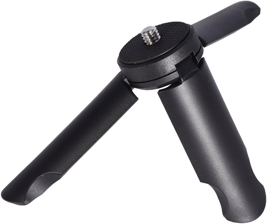 CCYLEZ Camera Tripod Stand Mount, Compact Desktop Tabletop Stand Mini Tripod Black, Portable Mini Tripod Stand Mount