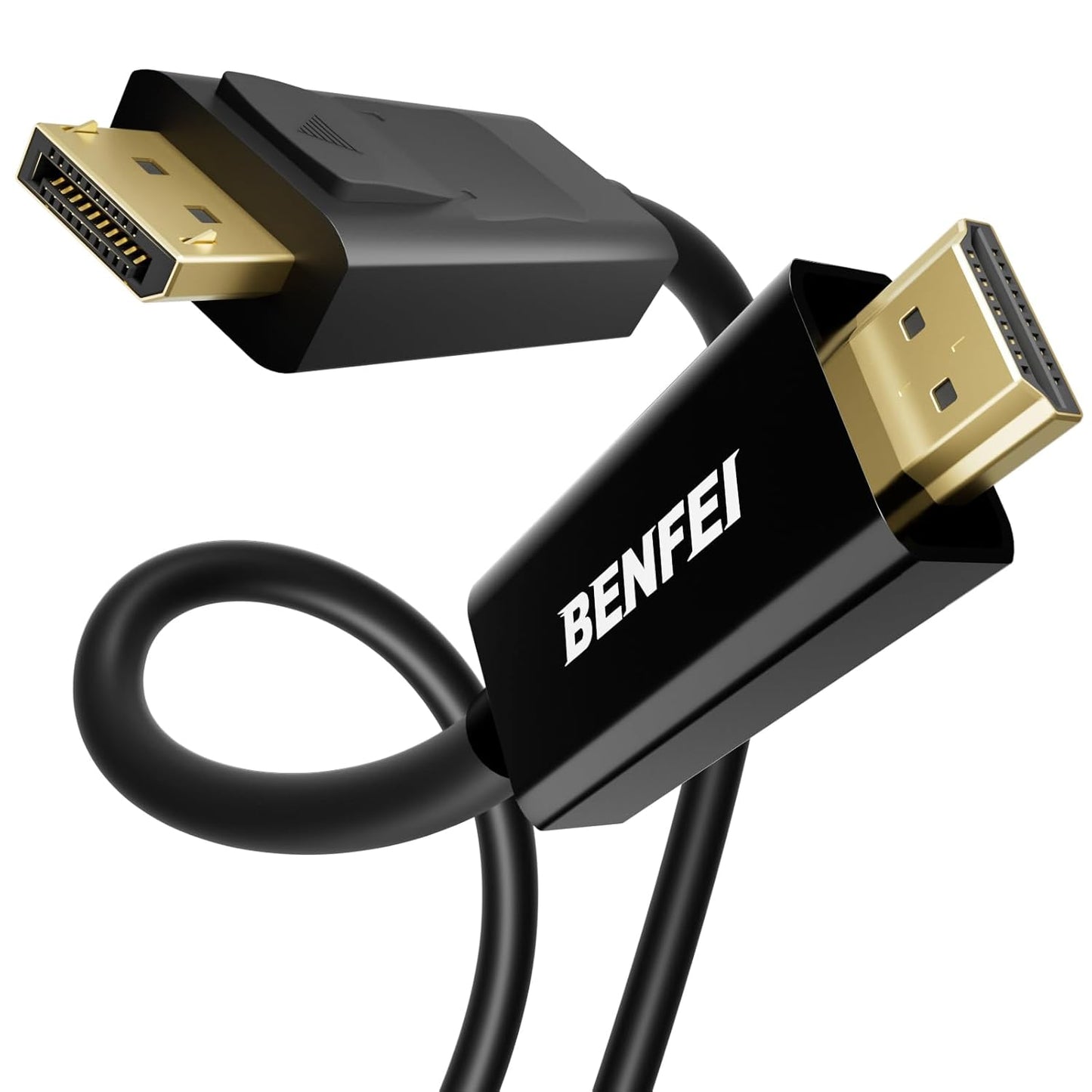 4K 15 1.2 1.4 BENFEI DisplayPort to HDMI Feet Cable, Uni-Directional DP Computer to HDMI Screen Gold Plated Cord