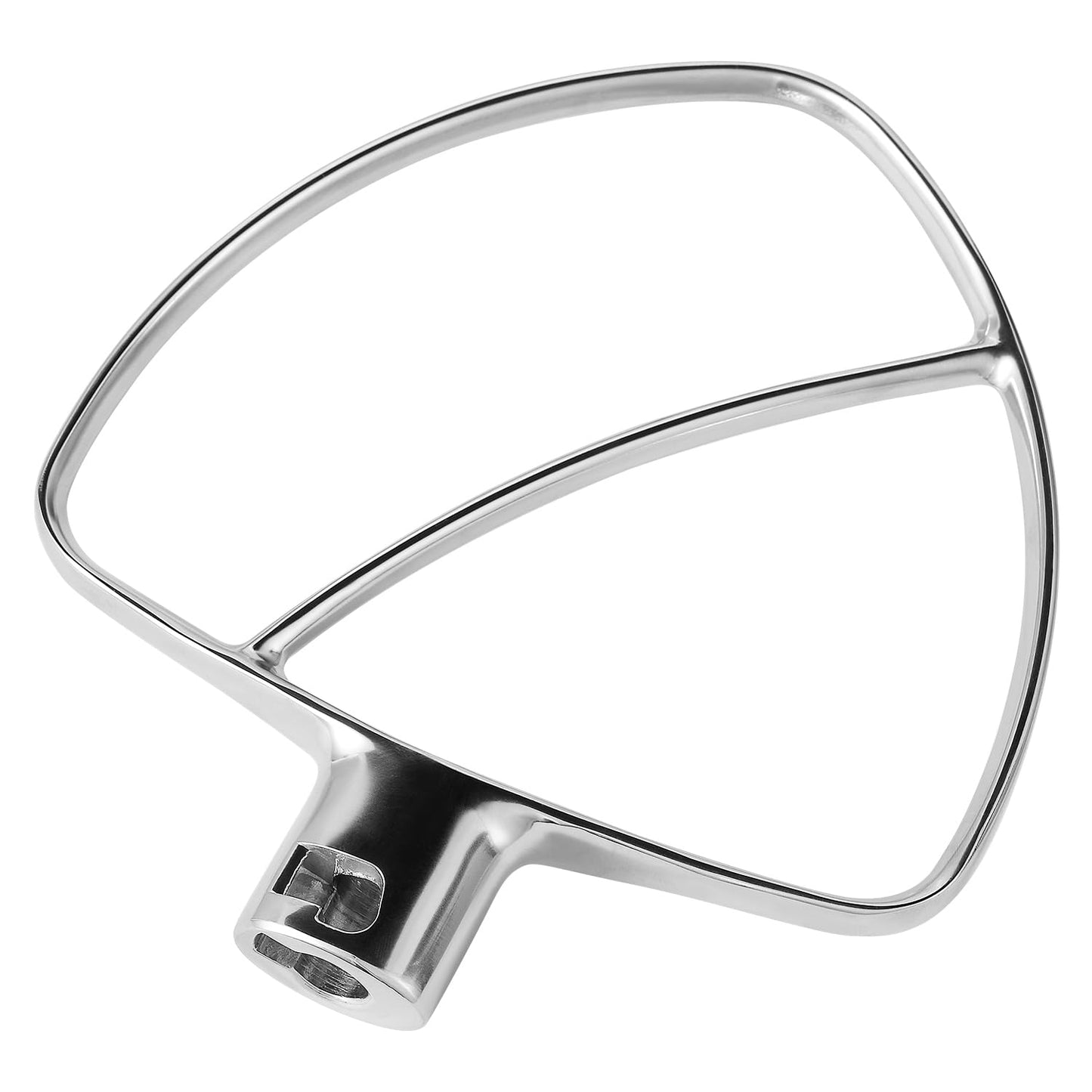 6 QT Flat Beater for KitchenAid Mixer, Stainless Steel Flat Beater Attachment for KitchenAid 5.5-6 Quart Bowl-Lift Stand Mixers, Fits Models KV25G0X, KP26M1X, Pro 600 Series